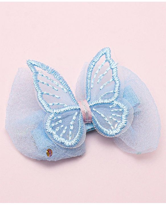 Babyhug  Free Size Bear Hair  Clips & Bow Rubber bands Sets of 9 - Multicolor