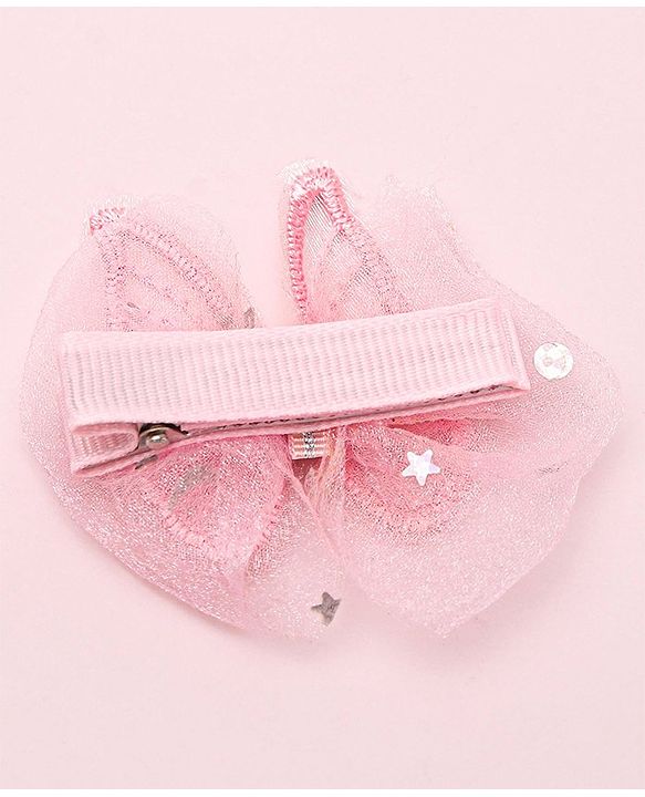 Babyhug  Free Size Bear Hair  Clips & Bow Rubber bands Sets of 9 - Multicolor