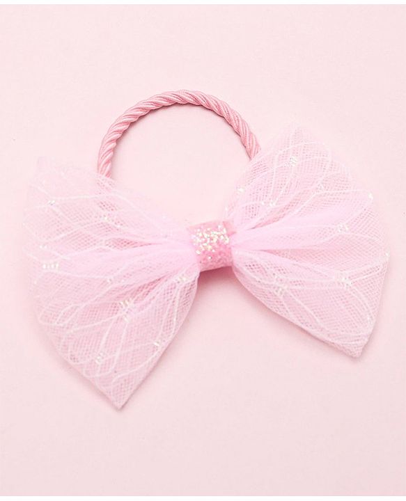 Babyhug  Free Size Bear Hair  Clips & Bow Rubber bands Sets of 9 - Multicolor