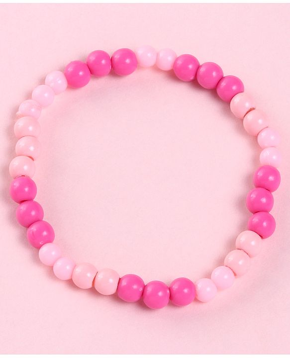 Babyhug Butterfly Charms With Tassel  Neck Piece & Bracelets - Pink