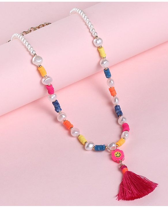 Babyhug  Bead With Tassel  Neck Piece  - Multicolour
