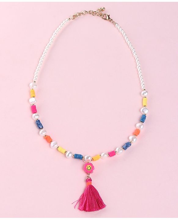 Babyhug  Bead With Tassel  Neck Piece  - Multicolour
