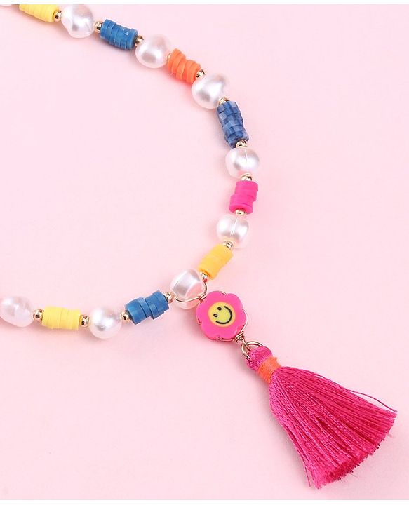 Babyhug  Bead With Tassel  Neck Piece  - Multicolour