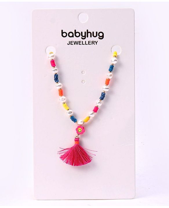 Babyhug  Bead With Tassel  Neck Piece  - Multicolour