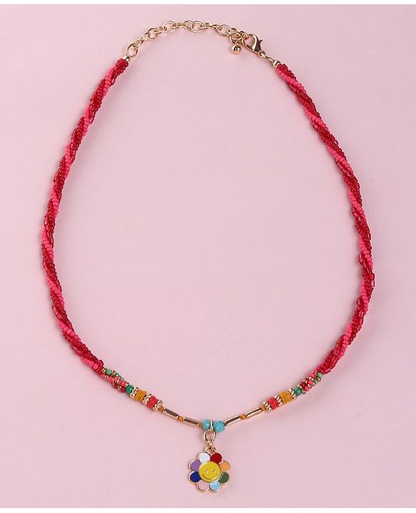 Babyhug Neck Piece & Bracelets Set - Multicolor