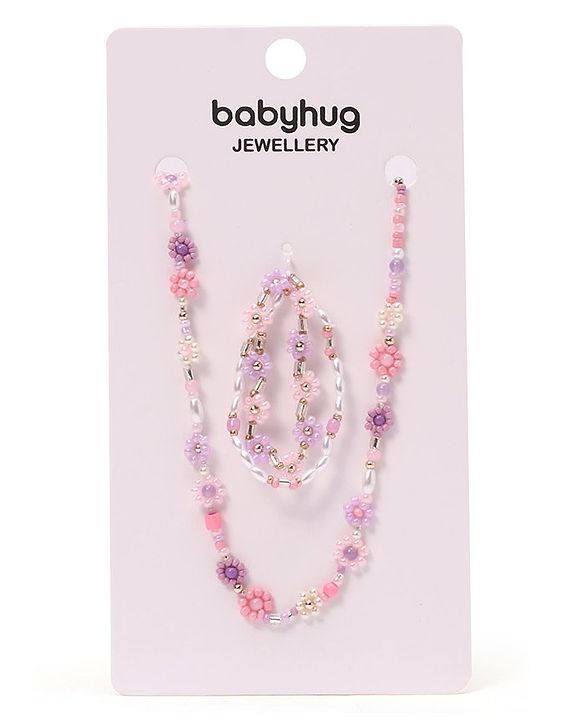 Babyhug  Neck Piece & Bracelets - Multicolor