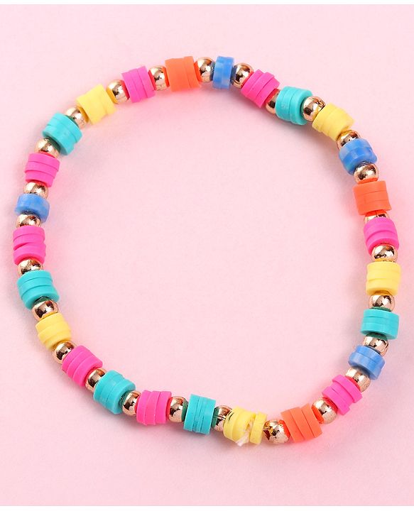 Babyhug Free Size Neck Piece & Bracelet Set- Multicolor