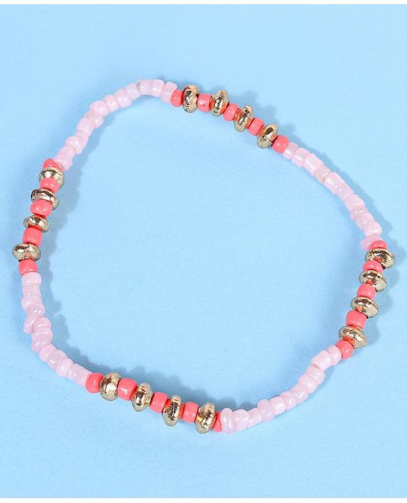 Pine Kids Free Size Necklace & Bracelet Set With Butterfly Detailing- Multicolor