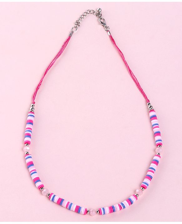 Babyhug Free Size Neck Piece & Bracelet Set- Multicolor
