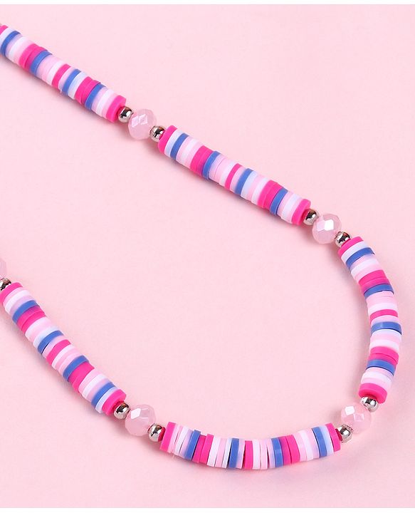 Babyhug Free Size Neck Piece & Bracelet Set- Multicolor