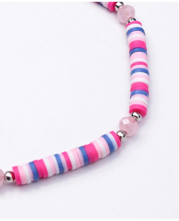 Babyhug Free Size Neck Piece & Bracelet Set- Multicolor