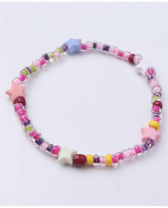 Babyhug Pearls Bracelets Pack Of 8 - Multicolor