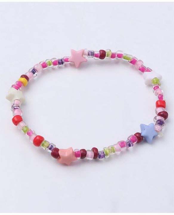 Babyhug Pearls Bracelets Pack Of 8 - Multicolor