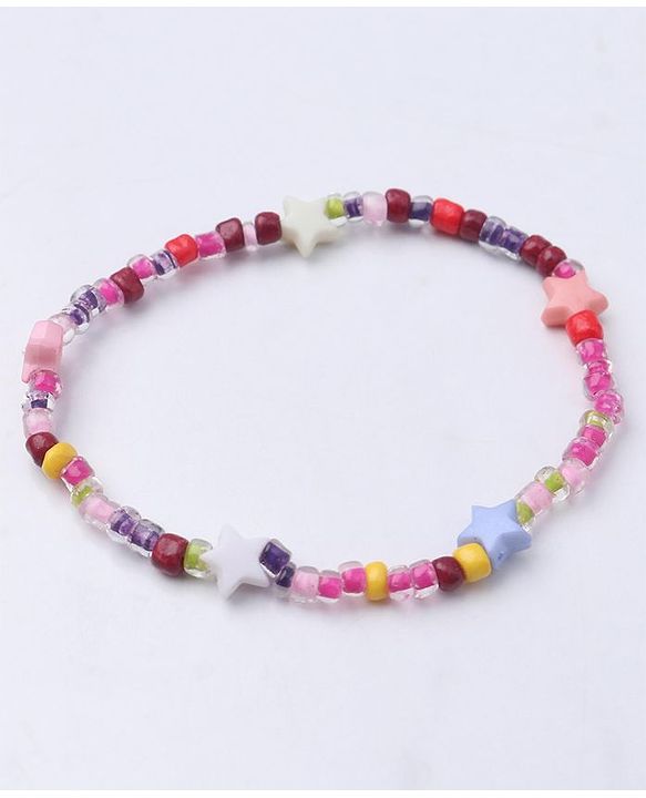 Babyhug Pearls Bracelets Pack Of 8 - Multicolor