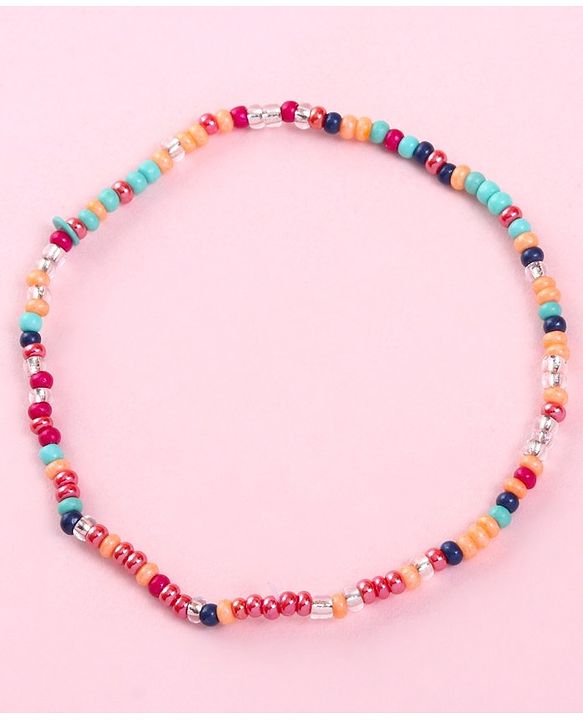 Babyhug Free Size Neck Piece & Bracelet Set- Blue
