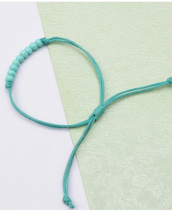 Babyhug Free Size Neck Piece & Bracelet Set- Blue