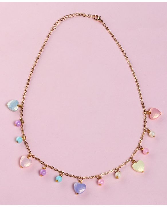 Babyhug Free Size Neck Piece & Bracelet Set- Multicolor