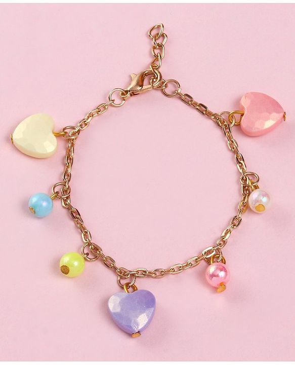 Babyhug Free Size Neck Piece & Bracelet Set- Multicolor
