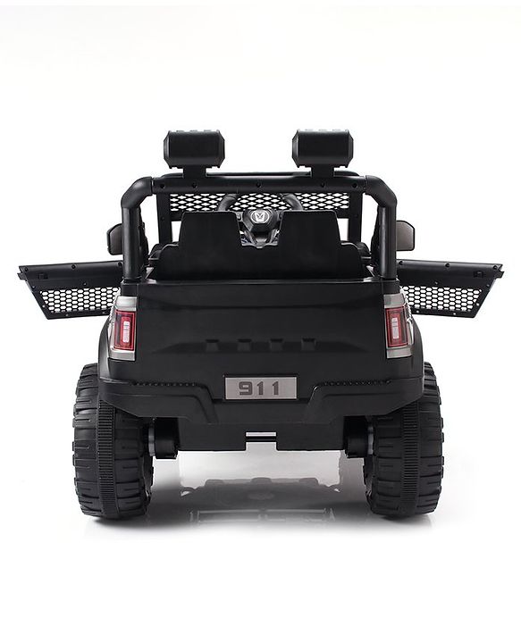 Babyhug Battery Operated Ride On Jeep With Lights and Music - Grey