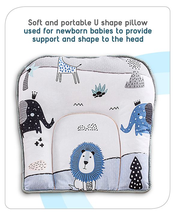 Babyhug Cotton Bedding Set with Mosquito Net Soccer Print- Green