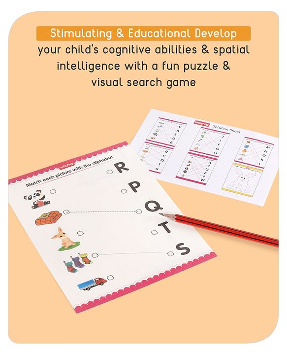 Babyhug Learn the Alphabet Jigsaw Puzzle With Activity Kit - 54 Pieces