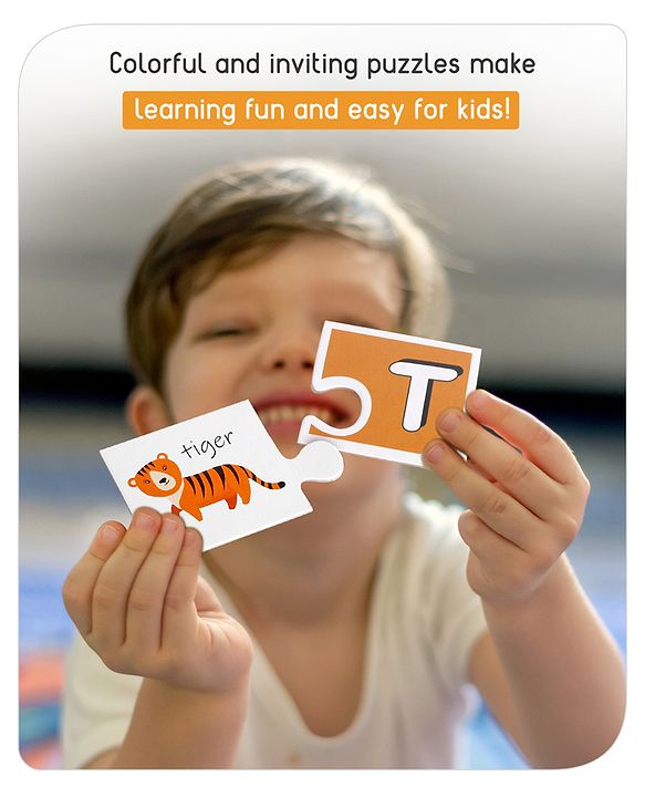 Babyhug Learn the Alphabet Jigsaw Puzzle With Activity Kit - 54 Pieces
