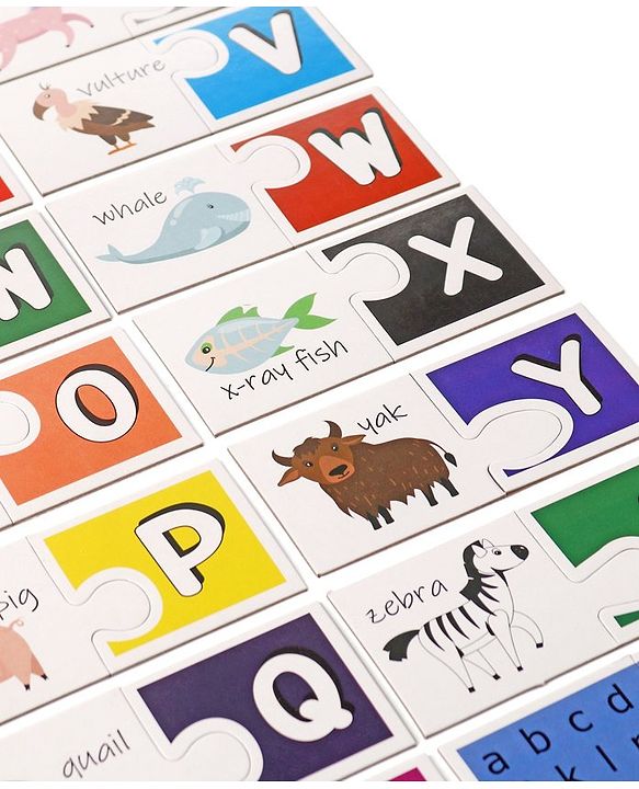 Babyhug Learn the Alphabet Jigsaw Puzzle With Activity Kit - 54 Pieces