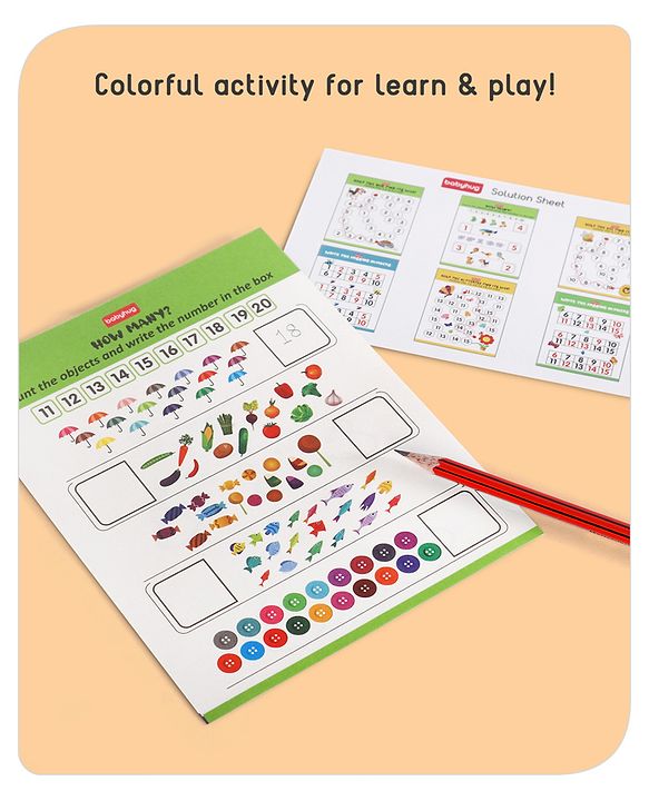 Babyhug Learn the Numbers Jigsaw Puzzle With Activity Kit - 40 Pieces