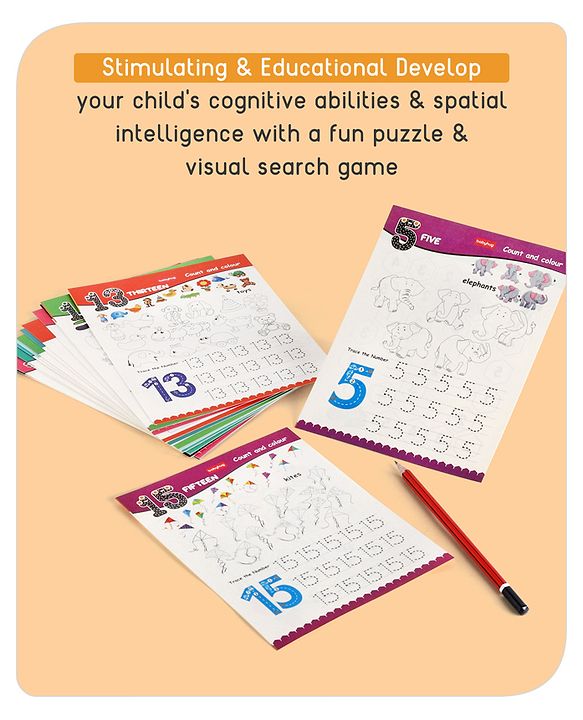 Babyhug Learn the Numbers Jigsaw Puzzle With Activity Kit - 40 Pieces