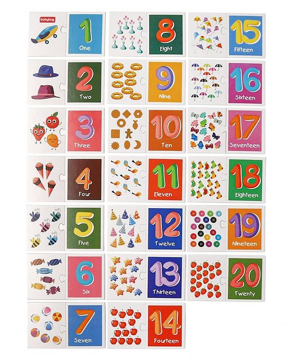 Babyhug Learn the Numbers Jigsaw Puzzle With Activity Kit - 40 Pieces