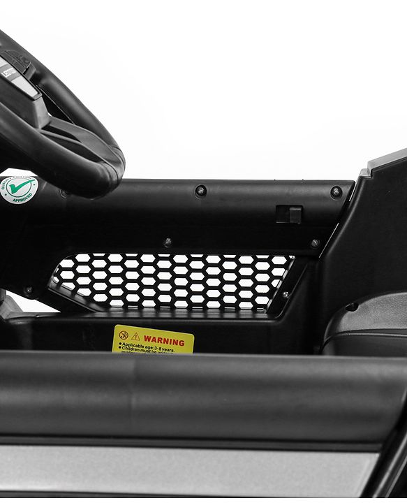 Babyhug Battery Operated Police Ride on Jeep with Light & Music - Black