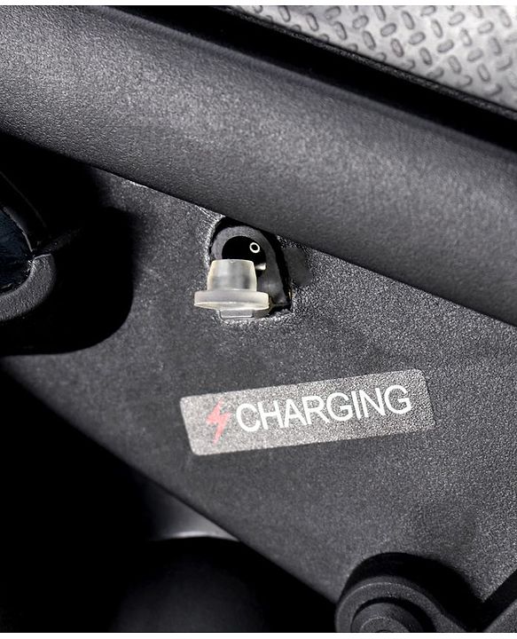 Babyhug Police Battery Operated Ride on Bike With Music & Light - Black