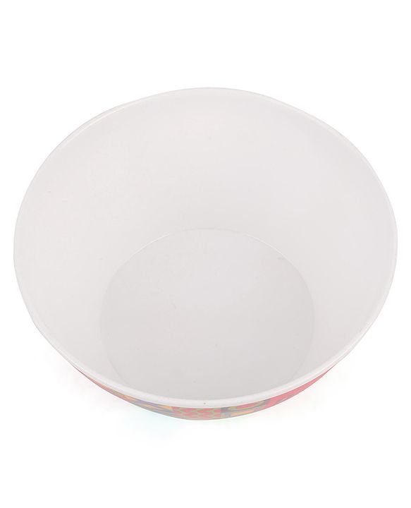 Pine Kids Melamine Bowl With Fork And Spoon Pink - Pack of 3