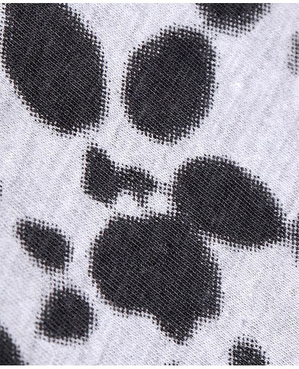 Pine Kids 100% Cotton Half Sleeves Bio Washed T-Shirt Text Print - Light Grey