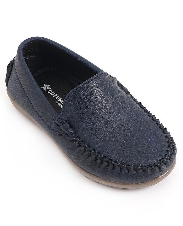 Cute Walk by Babyhug Slip on Formal Loafer Shoes - Blue