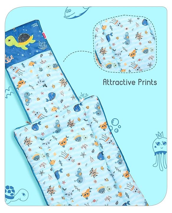 Babyhug Velour Sleeping Bag Animal Faces Print - Multicolor