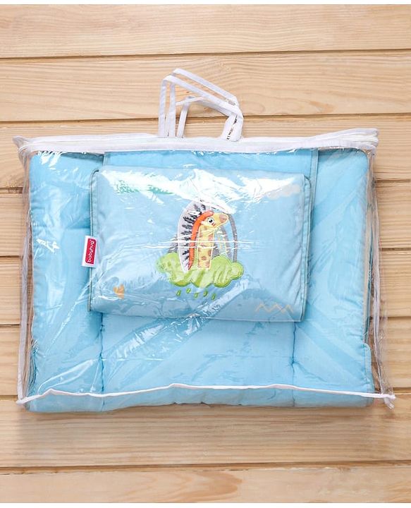 Babyhug Velour Sleeping Bag Animal Faces Print - Multicolor
