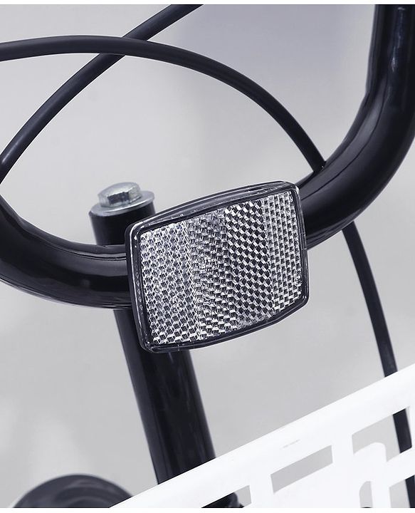 Babyhug Speedy Bicycle With Bell - Pink White| Storage Basket| Durable Brake