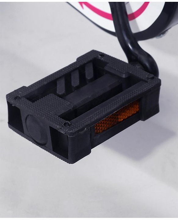 Babyhug Speedy Bicycle With Bell - Pink White| Storage Basket| Durable Brake