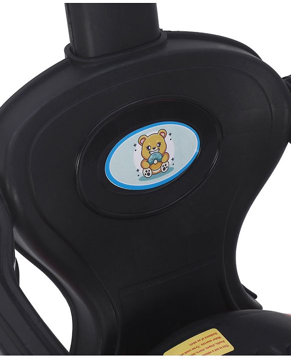 Babyhug 3 in 1 Manual Push Ride on Car with Parent Push Handle - Yellow