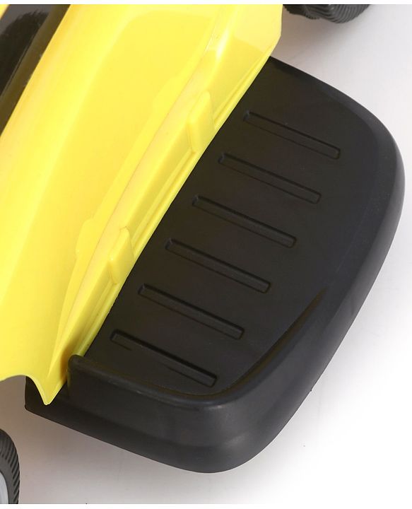 Babyhug 3 in 1 Manual Push Ride on Car with Parent Push Handle - Yellow