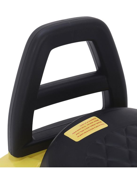 Babyhug Car Shape Manual Push Ride On With Storage -Yellow