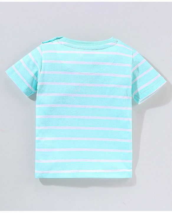 Babyhug 100% Cotton Half sleeves Roar Printed T-Shirt and Shorts - Blue
