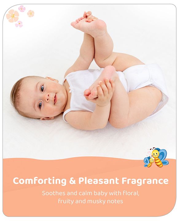 Babyhug Baby Memories Gentle Body Mist  150ml | Alcohol Free | Dermatologically Tested | Skin Friendly | Safe | Everyday Wear