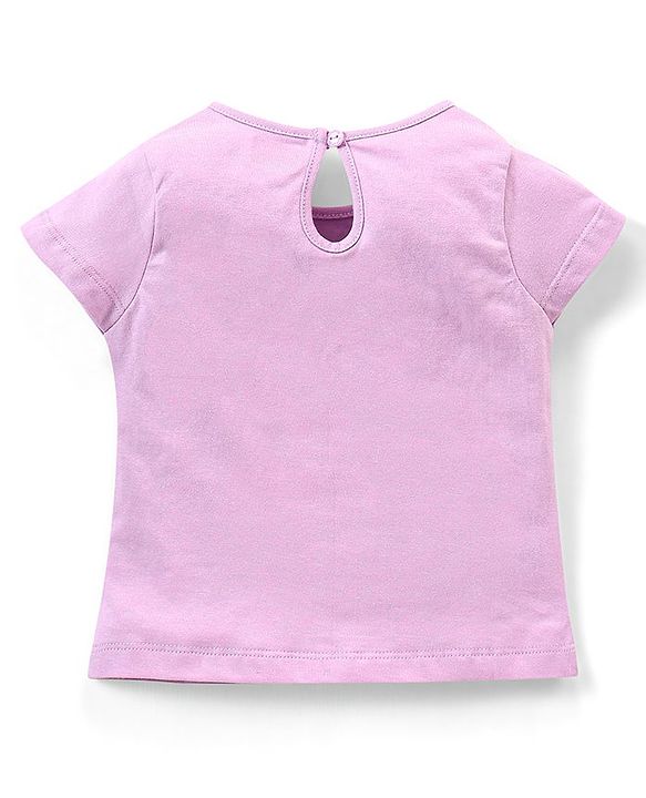 Babyhug 100% Cotton Half Sleeves Tee With Unicorn & Text Graphics Pack of 5- Pink & Blue