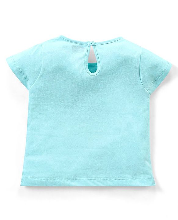 Babyhug 100% Cotton Half Sleeves Tee With Unicorn & Text Graphics Pack of 5- Pink & Blue