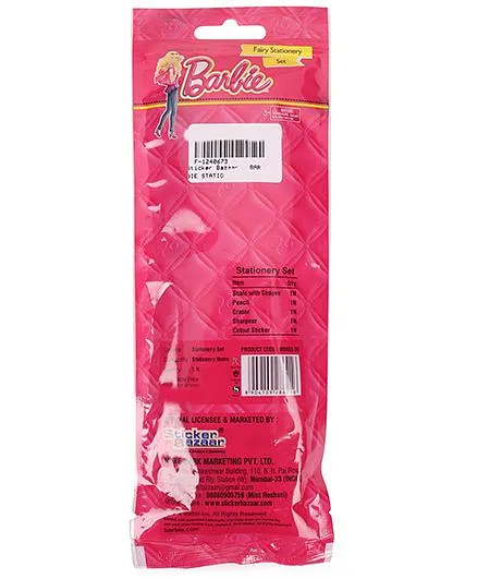 Barbie sales stationery set