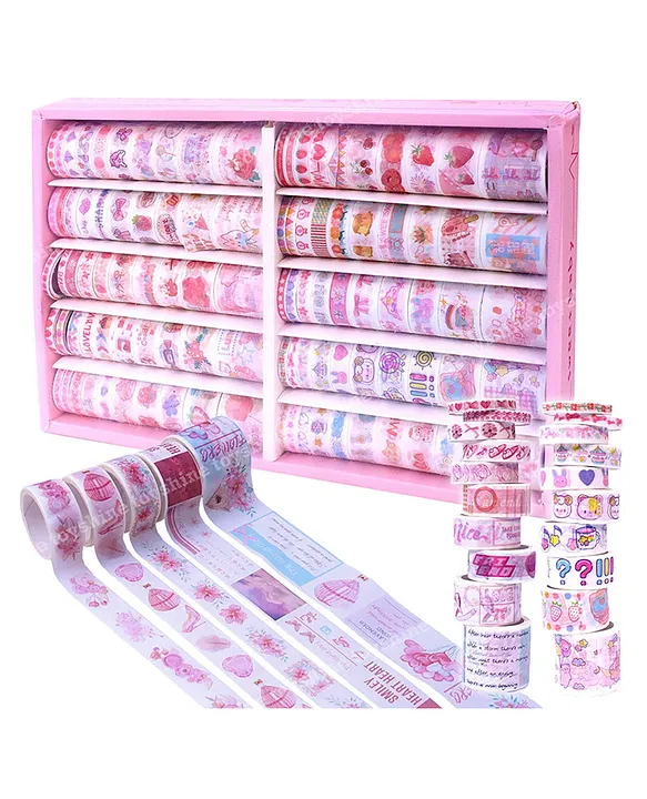 Washi Masking Tape Kawaii, Kawaii Adhesive Tape Set