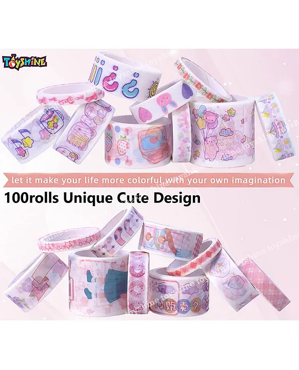 Washi Masking Tape Kawaii, Kawaii Adhesive Tape Set