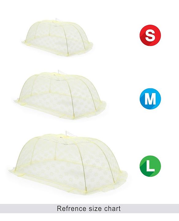 Babyhug Portable Baby Mosquito Net Small  - Yellow